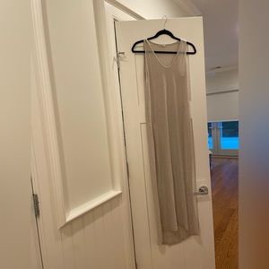 Beach coverup sheer shimmery Dress